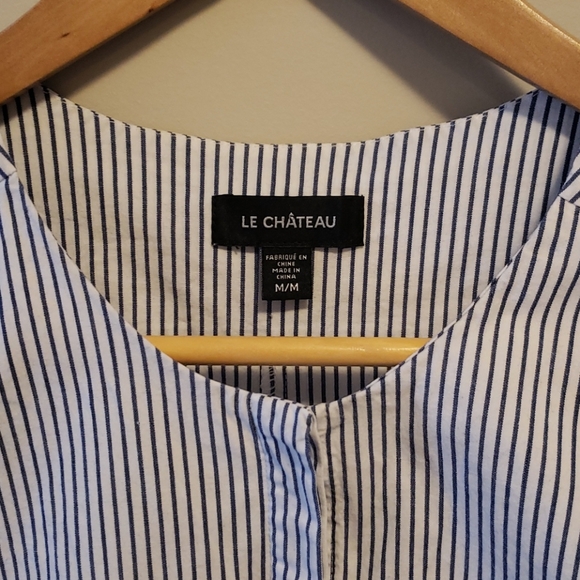 Le Chateau Medium peplum sleeveless blouse - Picture 5 of 8